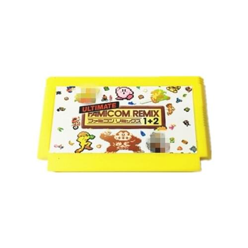 The Ultimate Remix 154 in 1 game E@rthbound FinalFantasy123 Faxanadu TheZeld12 Megaman123456 /60Pins Game Cart