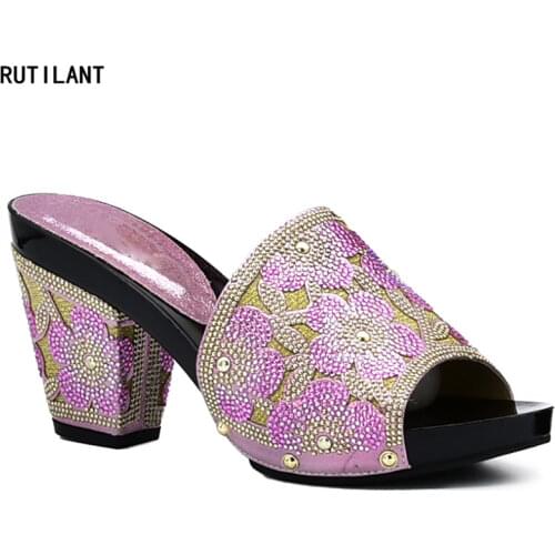 New Women Shoe with Stone High Heels Summer Women Pumps Rhinestone Women Shoe for Party Wedding Shoes Top Quality Shoes
