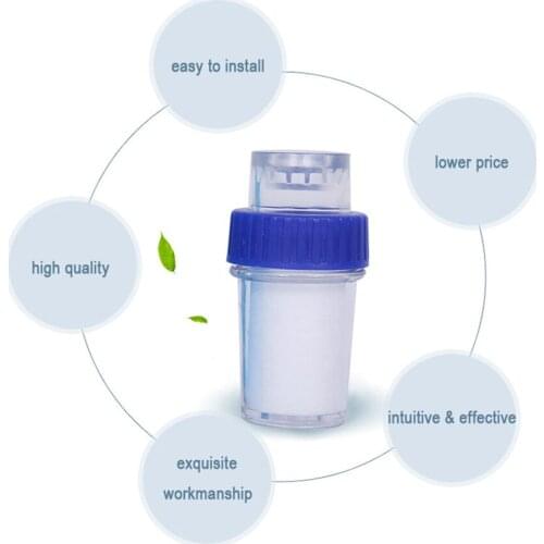 1pc Tap Water Purifier Clean Double Filter Faucet Water Quality Detector Test Plastic 30mm/26.6mm Home/Kitchen/Office Universal