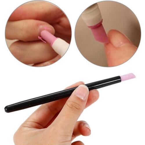 1PC High Quality Quartz Grinding Pen Nail Cuticle Dead Skin Remover Nail Polish Manicure Stick Nail Files