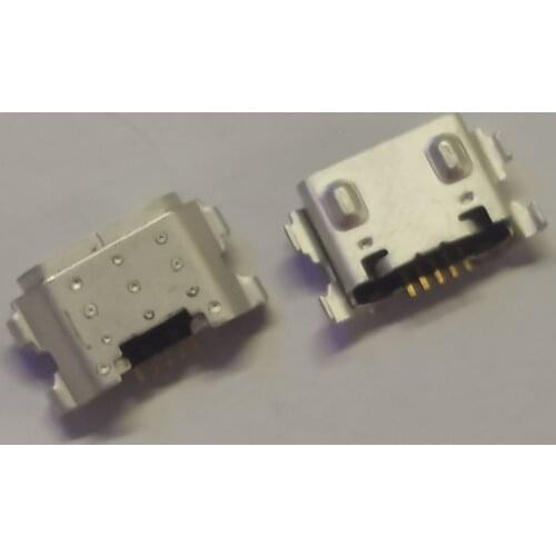 10pcs 5Pin Micro USB Jack Connector Socket Data Charging Tail Plug For Samsung Galaxy A01 A015 A015F/DS A015V M01 M015 M015F