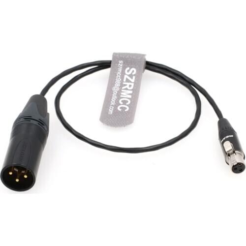 XLR 3 Pin Male to Neutrik Mini XLR 3 Pin Female Cable for Sound Devices 633 442 688 Mixer or Microphone