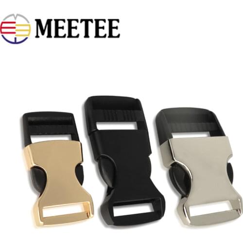 4pcs 19/25/32/38mm Metal Plastic Side Quick Release Buckles Luggage Belt Buckle DIY Clothes Dog Collar Webbing Clasp Accessories