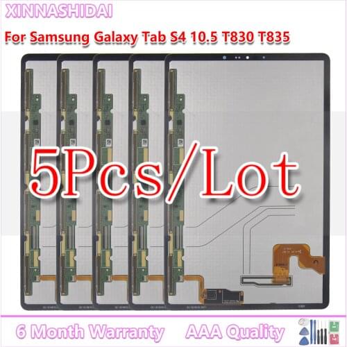 5pcs/New LCD For Samsung Galaxy Tab S4 10.5 T830 T835 LCD Display Touch Screen Digitizer Assembly Replacement Parts