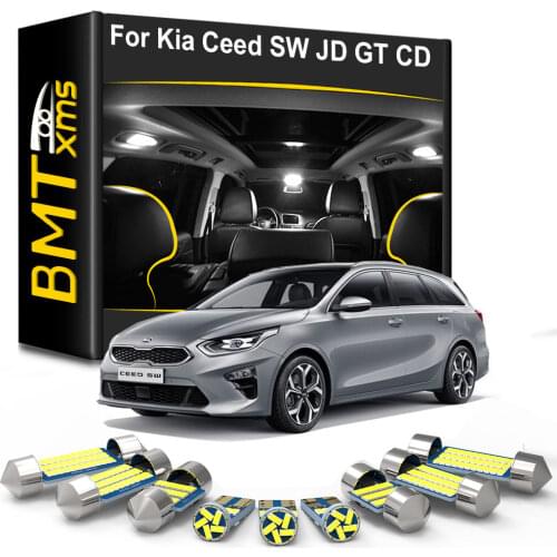 BMTxms For KIA Ceed sw jd gt ed cd 2006 2007 2008 2009 2013-2018 2019 2020 Canbus Vehicle LED Interior Light Auto Accessories