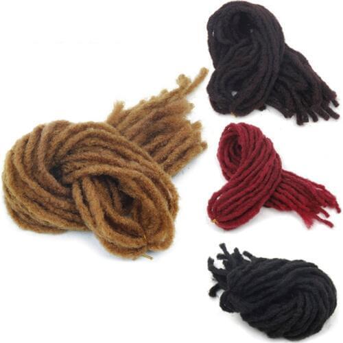 Dreadlocks Braiding Hair Soft Dreads 18" Synthetic hair Janet Collection Crochet Hair Extensions