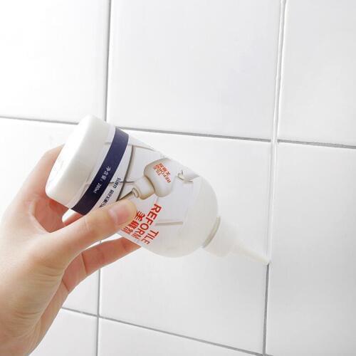 Tiles Epoxy Tile Grouts Beautiful Sealant 280ml White Caulking Agent for Waterproof Wall Toilet Gap Repair Tool LBShipping