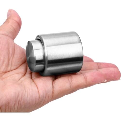 HILIFE Bottle Stopper Vacuum Wine Stopper Sealed Sealer Saver Preserver Silver Elegant Stainless Steel Liquor Flow Stopper