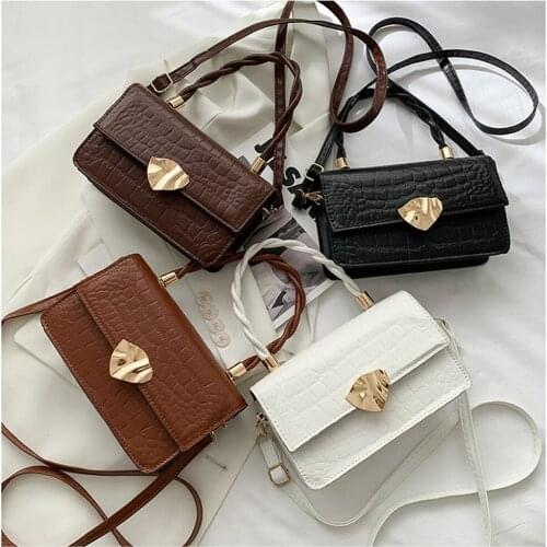 Purses Handbags Women 2021 Crossbody Bag Leather Messenger Bag Female Totes Luxury Designer Hand Bags Crocodile Pattern