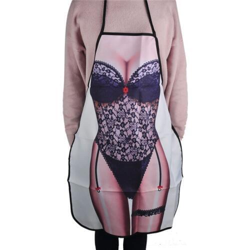 Cute Cartoon Waterproof Waist Cooking Kitchen Men Women Apron kitchener Adult Funny Sexy Aprons Pinafore Dress Save-all