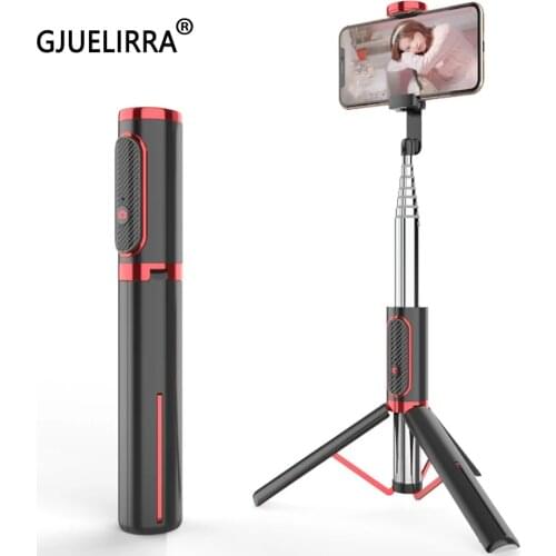GJUELIRRA 3 In 1 Mini Selfie Stick Tripod Aluminum Monopod Phone Stand for Xiaomi Mi Huawei IPhone 11 Pro Samsung Smartphone