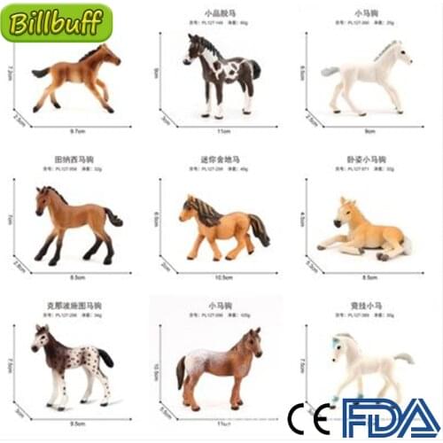 Simulation Wild Horse Animal Simulation Figure Toy Animal Model Spotted Horse Educational Toy for Children Toy Figure Collection