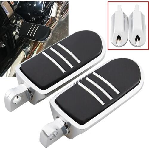Motorcycle Chrome Footpeg Foot Peg Male Mount Front Rear Footrest Pedals For Harley Heritage Softail Dyna Touring Electra Glide