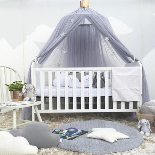 Hanging Round Dome Tent Baby Decoration Room Decor Canopy Bedcover Mosquito Net Curtain Home Crib Tent for Kids Baby Bed Bumper