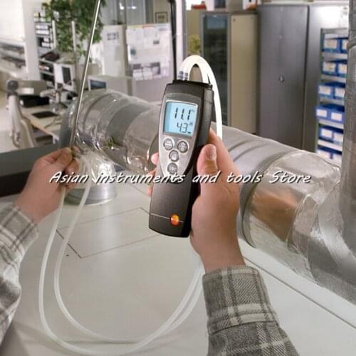 Testo 512-4 precision differential pressure meter (standard Pitot tube pressure anemometer (0 to 2000hPa)