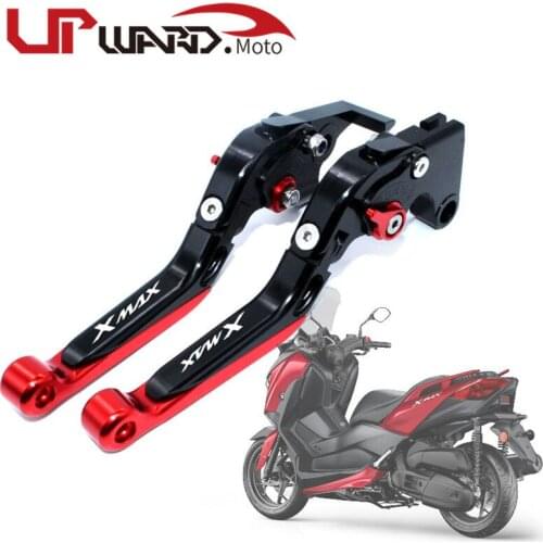 For YAMAHA XMAX 250 XMAX300 XMAX 125 XMAX 400 X-MAX 250 300 400 2018-2021 scooter accessories folding extendable brake levers
