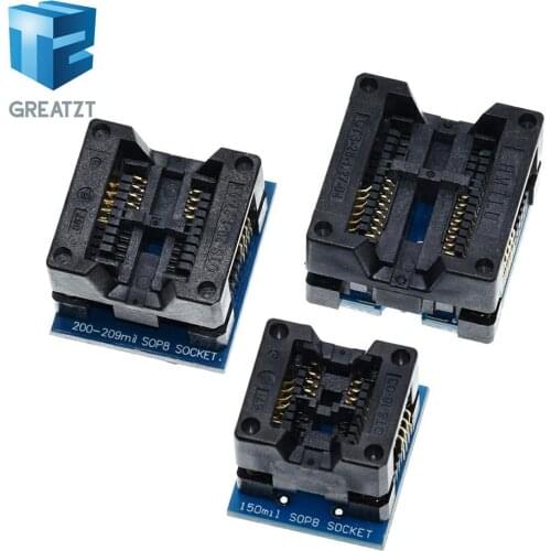 SOP16 to DIP8 Wide-body Seat Wide 150mil 200mil 208mil 209mil 300mil Programmer SOP8 Adapter Socket for EZP2010 EZP2013 CH341A