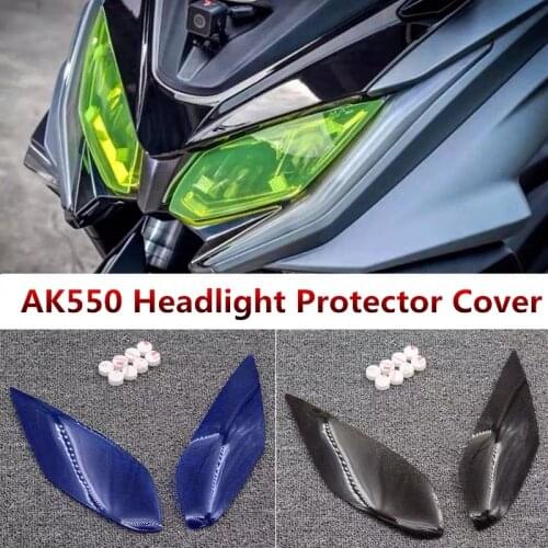 AK550 Motorcycle Front Headlight Screen Guard Lens Cover Shield Protector For KYMCO AK550 AK 550 2017-2018 accessories
