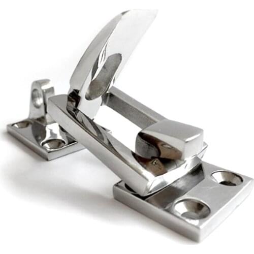 Marine-Grade 316 Stainless Steel Boat Deck Locker Hatch Anti-Rattle Latch Fastener Clamp Marine Hardware Accessories