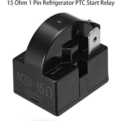 1 PCS* Refrigerator PTC Start Relay for 15 Ohm 1 Pin Compressor