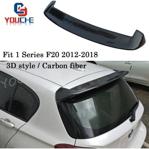 3D Style Rear Trunk Wing Spoiler Decoration for BMW 1 Series F20 2012 - present Hatchback 118i 120i 125i 128i 130i Trunk Lid