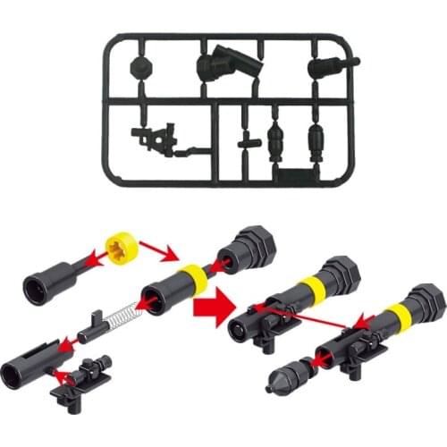 Locking Military Rocket Launcher Toy MOC Building Blocks Toys For Children SWAT Army Weapon Militarys Locking Toys Gifts