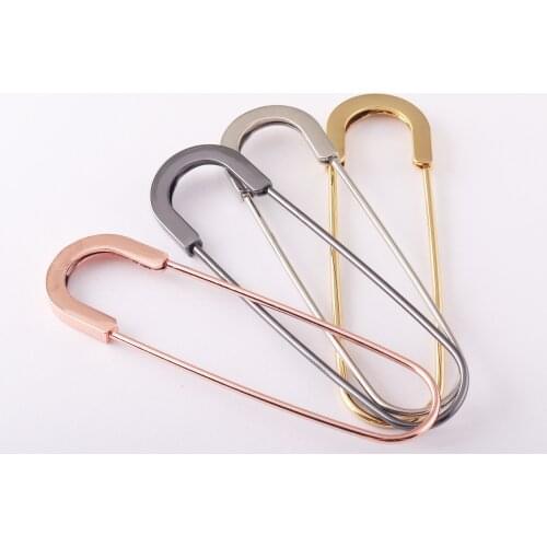 Large Kilt Pins 10pcs 80mm Charming Safety Pins Rose Gold Craft Findings Metal Brooch Safety Pins DIY Sewing Tools Accessory