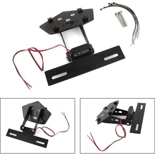 Topteng Motorcycle License Plate Holder Frame Bracket For BMW S1000RR S 1000 RR 2019 2020 Accessories