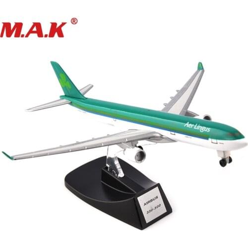 Kids toys Aer Lingus Airbus A330-300 Airline Alloy Diecast Plane Model Collectible Aircraft 13cm Toys for Children Gift