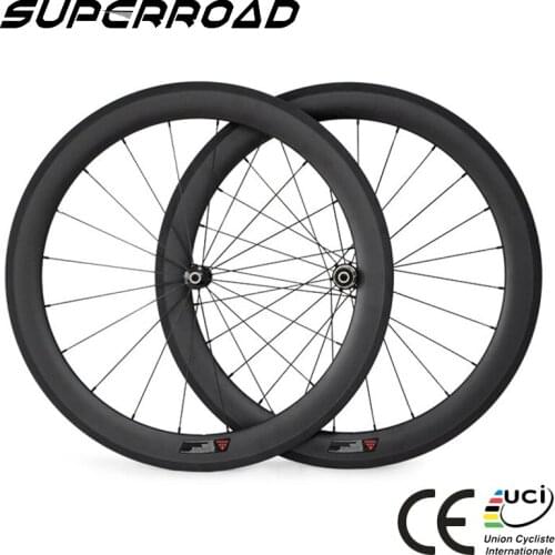 Hot Sale 25mm Wide 56mm Deep Basalt Brake Track Carbon Wheels Tubeless Clincher Wheelset