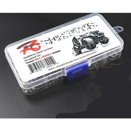 392pcs/box Trax 1/10 TRX-4 Crawler Scale upgrade Special grade 12.9 highest strength stainless steel screw rc tool parts