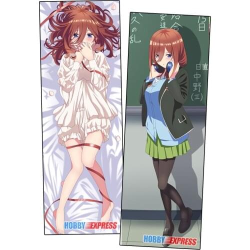 Hobby Express Anime Dakimakura Japanese Otaku Waifu Hugging Body Pillow Cover Nakano Miku Quintessential Quintuplets 21213