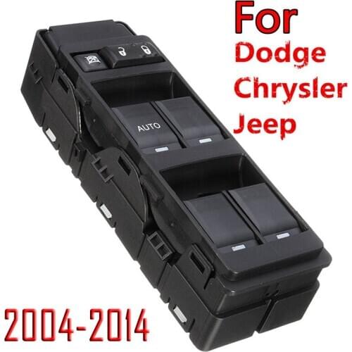 JX-LCLYL Left Electric Power Window Master Control Switch For 04-14 Dod-ge Chry-sler J-eep