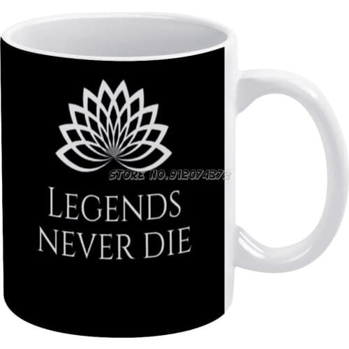 Legend Never Die Coffee Mugs Friends Mugs Travel Beer Porcelain Tea Kitchen Cup Friends Gift History Shakur Winners Win
