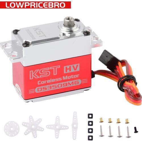 KST DS3509MG 32kg 0.12sec Coreless Digital HV Metal Gear Servo Motor for RC Robot Arm Car Boat Helicopter Airplane UAV