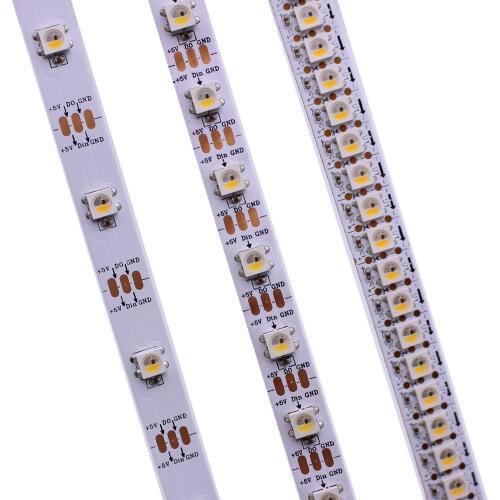 Best Price 1m 2m 5m Addressable SK6812 RGBW led strip Neutral white WWA Waterproof 30/60/96/144 leds/pixles/m 5V similar WS2812B