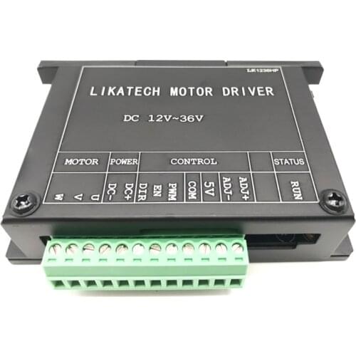 Mini DC 12-36V Wide Voltage Brushless Motor Driver Controller Drive Module Support PWM/Analog/Potentiometer Speed Regulation