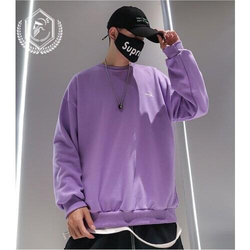 Men Fashion Flowers Print Casual Pullover Hip Hop Sweatshirts