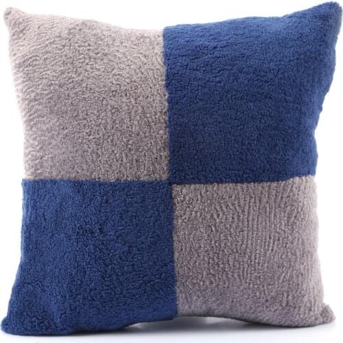 Genuine lamb fur, comfortable and soft square pillow hotel home living room bedroom sofa decorative ornament pillow