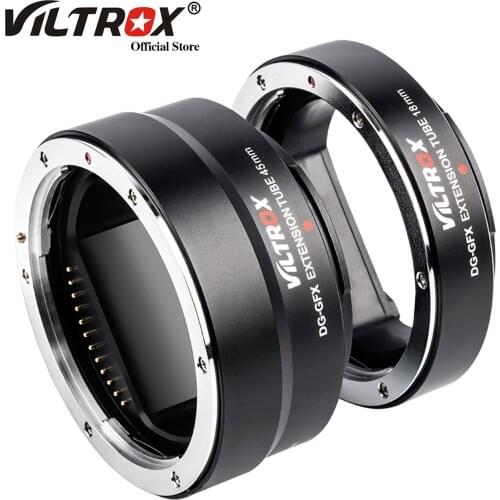Viltrox DG-GFX 18MM Auto Focus Macro Extension Tube Lens Adapter Lens Adapter G mount for FUJIFILM GFX50S GFX50R GFX100 camera
