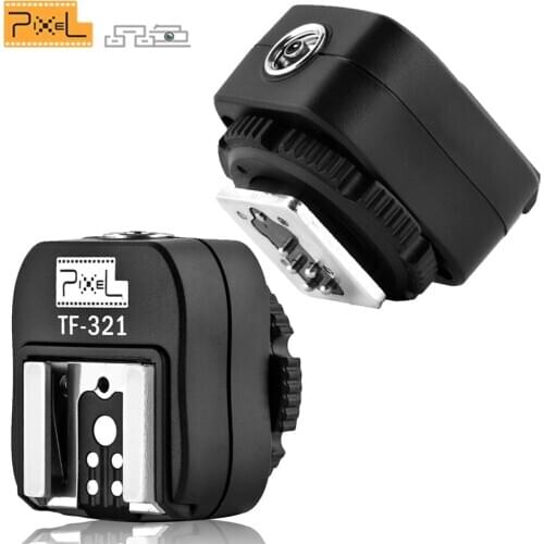 PIXEL TF-321 TTL Hot Shoe Converter To PC Sync Socket Convert Adapter For Canon