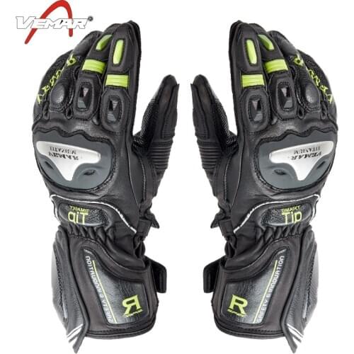 Full Finger leather Touchscreen Cycling Bicycle Gloves Outdoor Camping Hiking gloves Rider gloves Motorcycle Gloves 3 colors