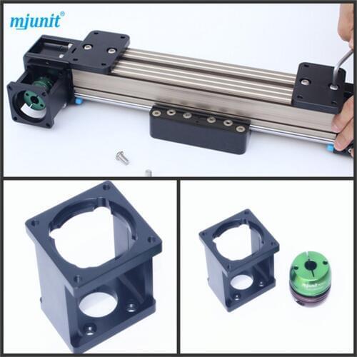 Mjunit Super-Slide Linear Actuator Belt-Drive for NEMA 34 linear guide rail