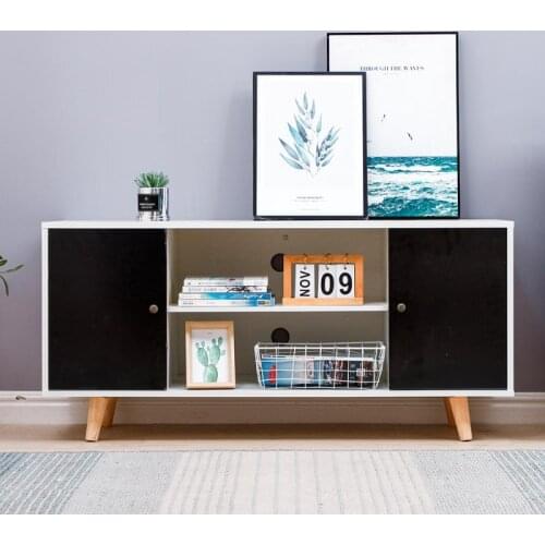 Television Stands Living Room TV Stands With Double Sliding Doors Drawer Storage Furniture TVstand Organizer Coffee Table HWC