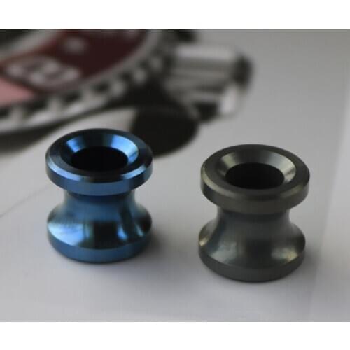 Titanium Alloy Knife Beads Umbrella Rope Hourglass Shape DIY Titanium Paracord Bead Accessories