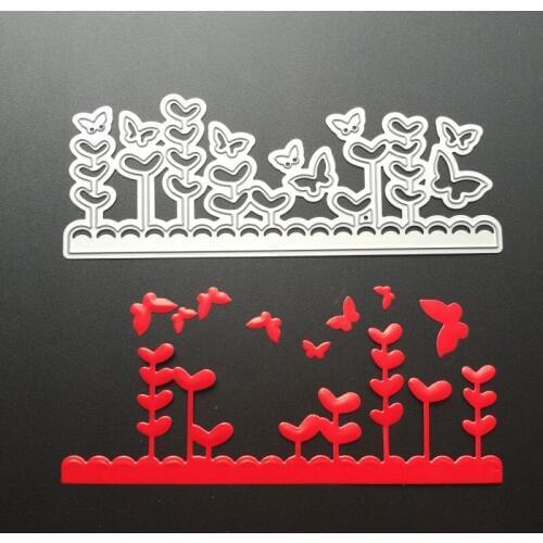Metal Butterfly Flower bushes Cutting Dies Stencils for DIY Scrapbooking/photo album Decorative Embossing DIY Paper Cards