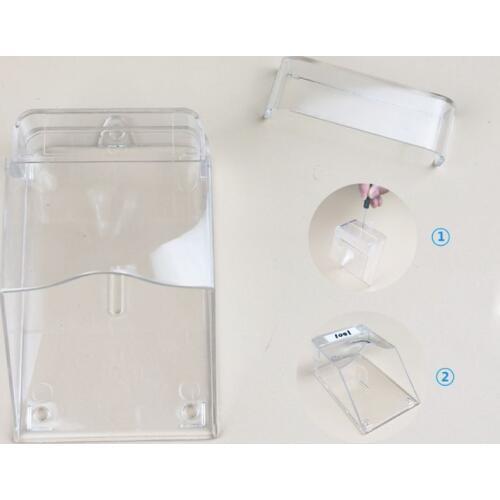 Waterproof Cover for Wireless Doorbell Door Bell Ring Chime Button Transparent E7CB