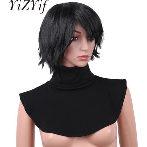 YiZYiF Womens Fake Collar Faux Turtleneck Neck Dickey False Mock Blouse Half Top Collar Neck Cover turtleneck sweater Collar