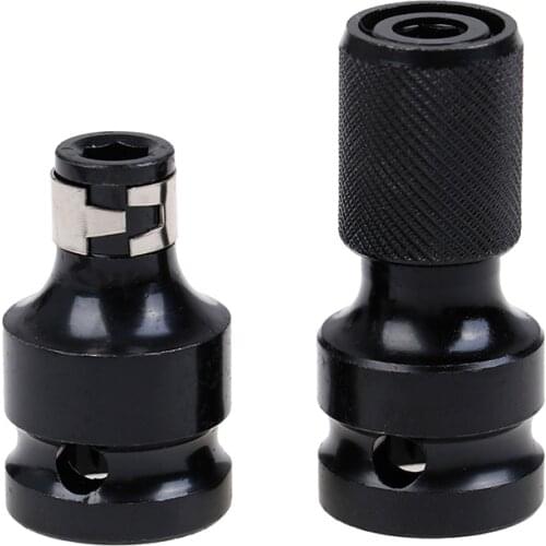 1PCS High Quality 1/2" Square To 1/4" Hex Ratchet Socket Adapter Drive Converter Impact Tool