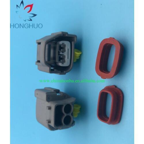 2pcs/lot 2 Pin/Way Ignition Coil Plug High Pressure Bag Connector Socket Housing